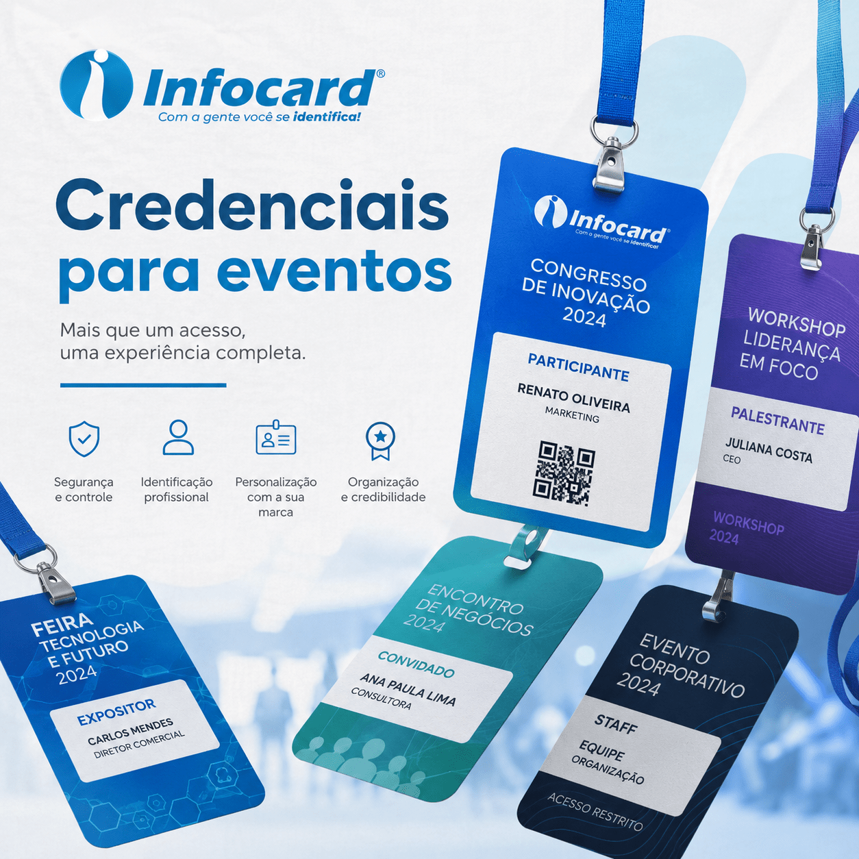 Como escolher o crachá certo para o seu evento: guia prático!
