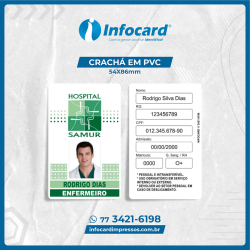 Crachá personalizado