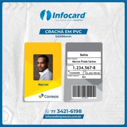 Crachá personalizado