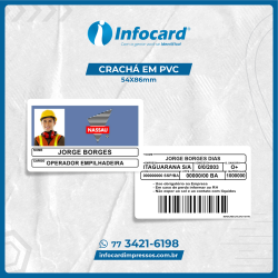 Crachá personalizado