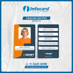Crachá personalizado