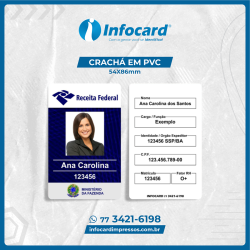 Crachá personalizado