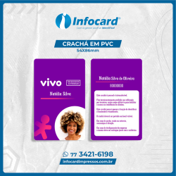 Crachá personalizado