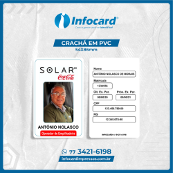 Crachá personalizado
