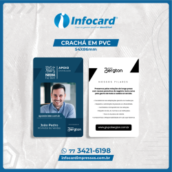 Crachá personalizado